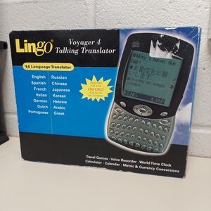Lingo Voyager 4 Talking Translator TTV-4X English Spanish 14 Language Translator